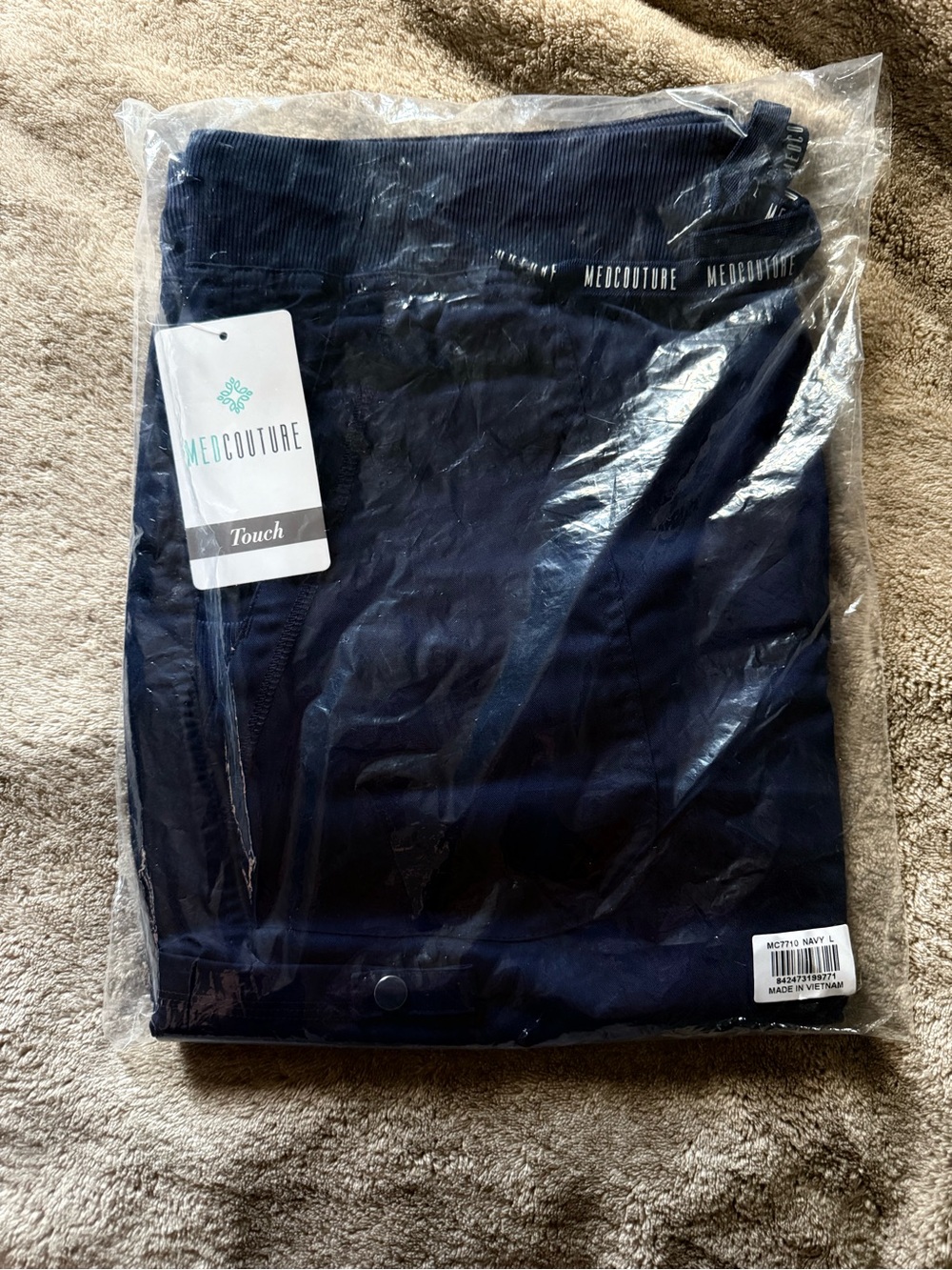 Med Couture Navy Scrub Pants